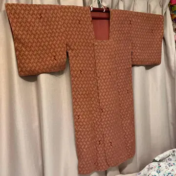 벨벳 더스티 핑크 롱 도행 코트