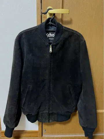 Schott 샷 size36 가죽 자켓 스웨이드 블랙