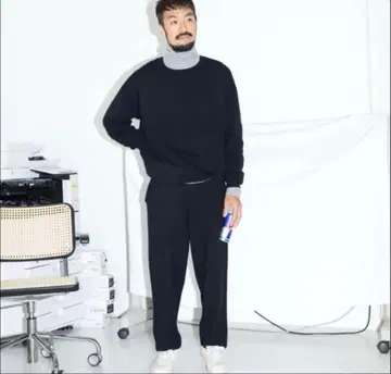 캐시&바르바 몽골리안 캐시미어 셋업, Black