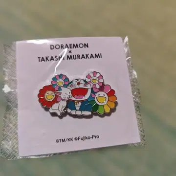 도라에몽 x 무라카미 다카시 핀즈 핀 배지