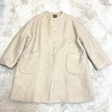 노카라 코트 베이지