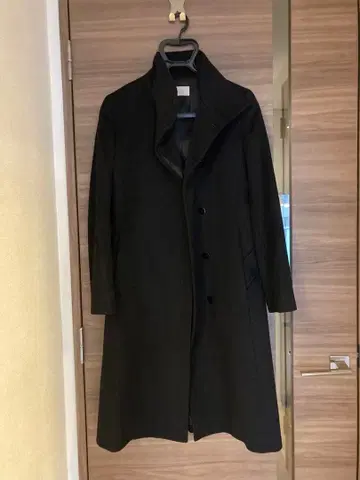 캐시미어 100% 코트 블랙