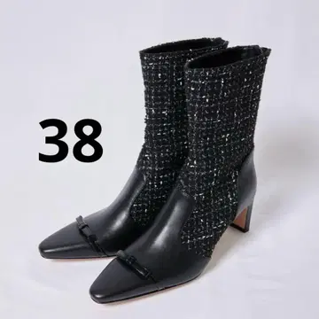 Noir Ribbon Ankle Boots