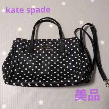 새상품급 케이트 스페이드 흑백 도트 백 숄더 벨트 포함