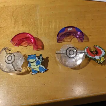 포켓몬 몬스터볼 배지 호우오우 거북왕 핀 배지