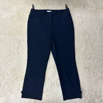 컨디션 최상 TO BE CHIC 네이비 크롭 팬츠 사이즈 40