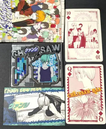 새상품 체인소 맨 아크릴 피규어 스티커 쿠앙시 세트