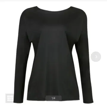 블랙 긴팔 T셔츠 L 사이즈