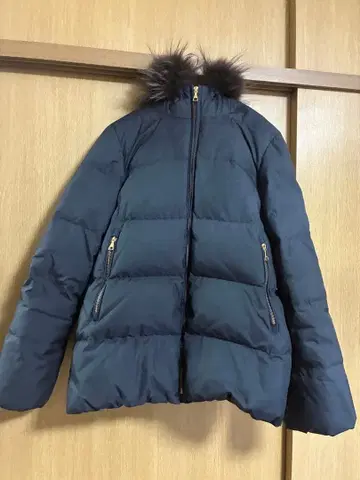 LINONTAR 퍼 포함 다운 자켓 네이비