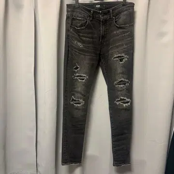 AZUL by MOUSSY 데미지 스키니 데님 M