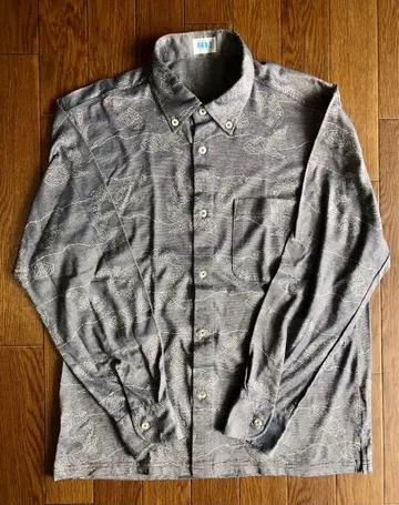 새상품급 오키나와 이야기 뽀로유시 카리유시 의류 L 사이즈 그레이 긴팔