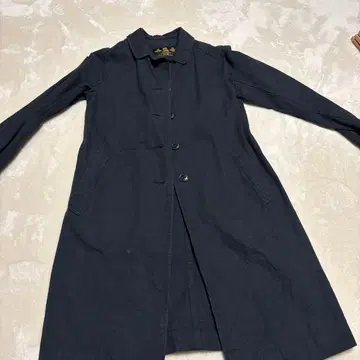 Sunny Clouds 네이비 트렌치코트