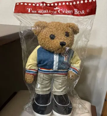 타카라 클래시 베어 봉제 인형 주머니 레트로 2001년
