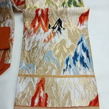 산 무늬 후쿠로 오비