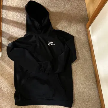 Taylor Made 후드 부착 맨투맨 블랙