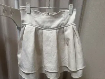 MICHELL MACARON 미셸 마카롱 슬림 레그 스커트 아이보리