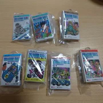 드래곤볼 40주년 코믹 키링 7개 세트