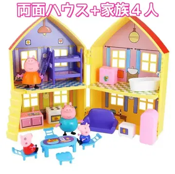 페파 피그 완구 소꿉놀이 완구 집 가족 4인 세트