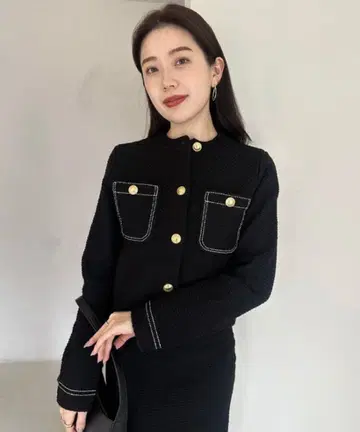 anuans 노카라 니트 자켓