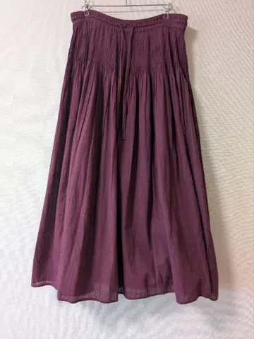 멘조 드 소일 롱 스커트 퍼플