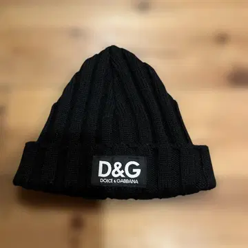 D&G 블랙 니트 모자