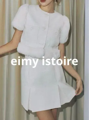 에이미 트위드 셋업 시착만 한 새상품