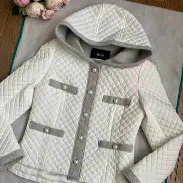 [ 르네 ] 퀼팅 후디 자켓