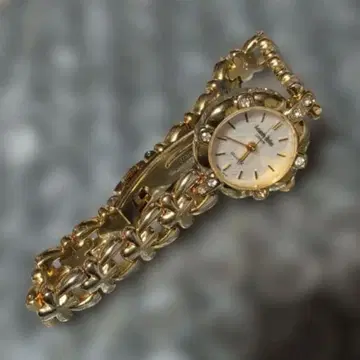 Amanda bellan 골드 팔찌 쿼츠 손목시계 여성용