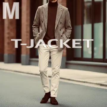 [즉전력] T-JACKET 더블 브레스트 니트 자켓