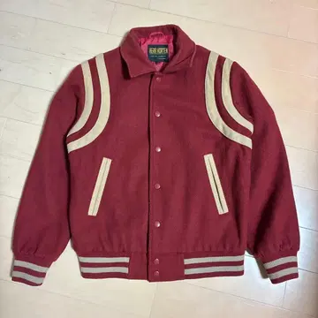 HERR HORTEN 버건디 바시티 자켓 M 사이즈