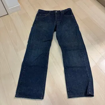 BIG JOHN 다크 블루 스트레이트 청바지