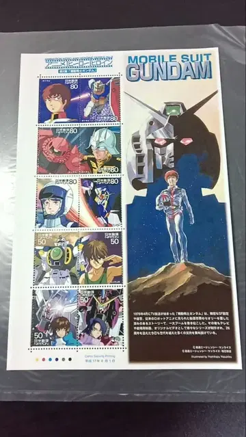 건담 기념품, 기념 우표