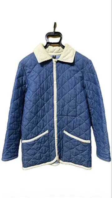 LAVENHAM 퀼팅 자켓 네이비