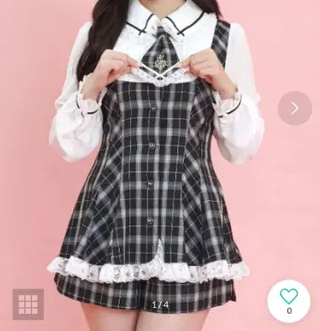 secret honey 시크릿허니 넥타이 포함 라운드 컷 셋업