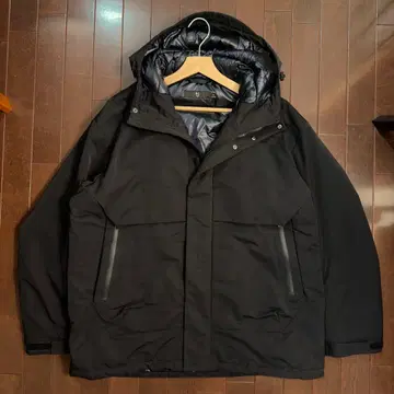 +J 블랙 다운 자켓 XL UNIQLO