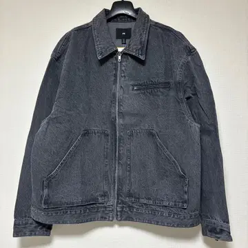 H&M 루즈핏 데님 자켓 레귤러 카라