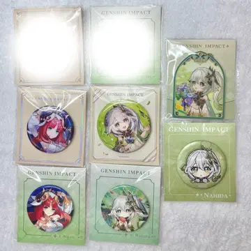 [가격 인하 협상] 원신 수메르 캔뱃지 8점 나히다 닐루