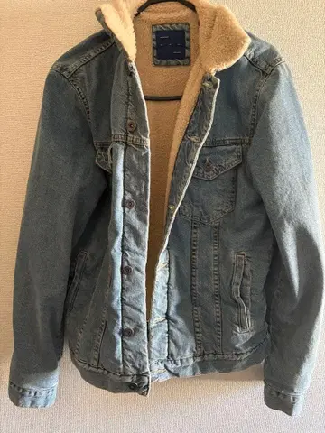 ZARA MAN 플리스 라이닝 데님 자켓