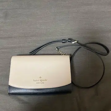 케이트 스페이드 숄더백 베이지/블랙