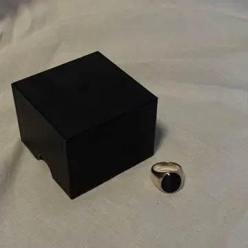 TomWood 오벌 블루 호크아이 반지 사이즈 50