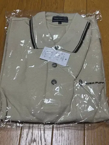 RUSH PUPPIES 베이지 피케 셔츠