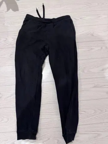 블랙 스웨트 팬츠 L 사이즈