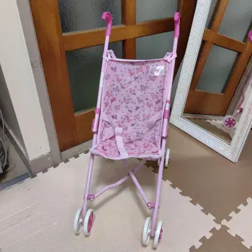인형 카트 핑크 하트
