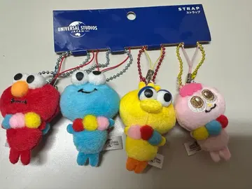 유니버설 스튜디오 재팬 세서미 스트릿 스트랩 세트 (4개)