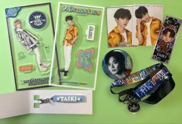 FANTASTICS 사토 타이키 아크릴 스탠드, 캔뱃지 세트