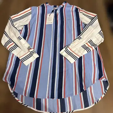 즉시 구매 LACOSTE 스트라이프 긴팔 셔츠!