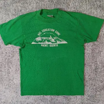 80s Hanes 바디 프린트 T셔츠 싱글 스티치 M