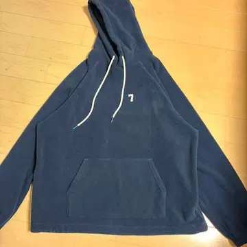 714STREET 네이비 후드 부착 맨투맨 M