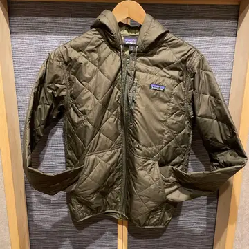 patagonia 퀼팅 자켓 S 올리브 그린