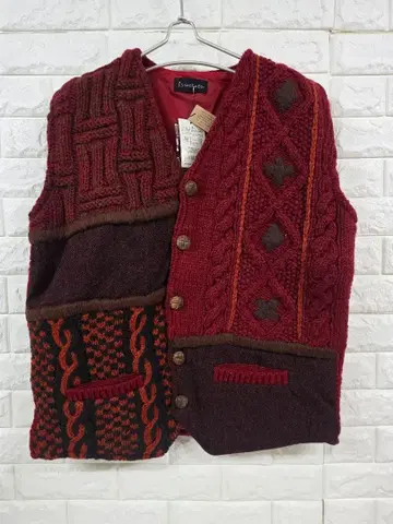산타페 케이블 니트 베스트 사이즈 50 미사용 새상품